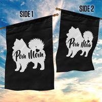 Proud Pom Mom Garden Flag Pomeranian Dog Lover Gift