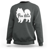 Proud Pom Mom Sweatshirt Pomeranian Dog Lover Gift