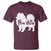 Proud Pom Mom T Shirt Pomeranian Dog Lover Gift
