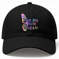 In My Mom Era Baseball Cap Colorful Butterfly Mothers Day Gift
