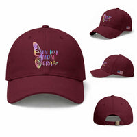 In My Mom Era Baseball Cap Colorful Butterfly Mothers Day Gift