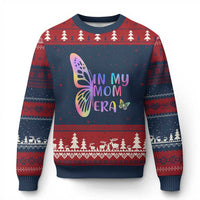 In My Mom Era Ugly Christmas Sweater Colorful Butterfly Mothers Day Gift