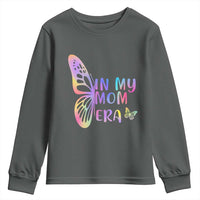 In My Mom Era Youth Sweatshirt Colorful Butterfly Mothers Day Gift
