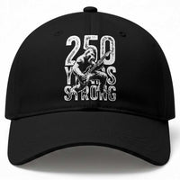 250 Years Strong Bigfoot Guitar Baseball Cap USA 250th Anniversary Gift