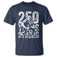 250 Years Strong Bigfoot Guitar T Shirt USA 250th Anniversary Gift