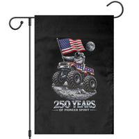 Astronaut 250 Years Of Pioneer Spirit Garden Flag USA 250th Anniversary
