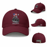 Astronaut 250 Years Of Pioneer Spirit Baseball Cap USA 250th Anniversary