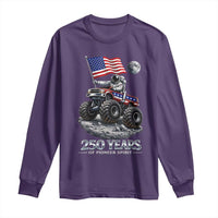 Astronaut 250 Years Of Pioneer Spirit Long Sleeve Shirt USA 250th Anniversary