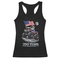Astronaut 250 Years Of Pioneer Spirit Racerback Tank Top USA 250th Anniversary