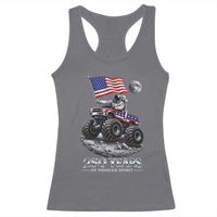 Astronaut 250 Years Of Pioneer Spirit Racerback Tank Top USA 250th Anniversary