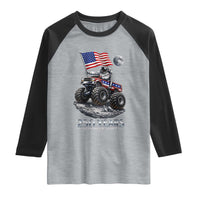 Astronaut 250 Years Of Pioneer Spirit Raglan Shirt USA 250th Anniversary