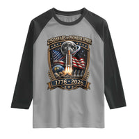 Astronaut 250 Years Of Pioneer Spirit Raglan Shirt Patriotic Astronaut Graphic Gift