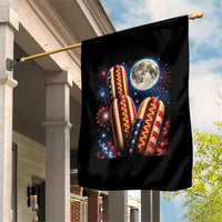4th Of July Hotdog Fireworks Garden Flag American Food Lovers