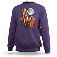 4th Of July Hotdog Fireworks Sweatshirt American Food Lovers