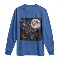American Flag Dragonfly Patriotic 4th Of July Long Sleeve Shirt