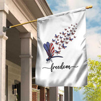 Freedom Dragonfly American Flag 4th Of July Garden Flag Patriotic Nature Lover Graphic