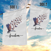 Freedom Dragonfly American Flag 4th Of July Garden Flag Patriotic Nature Lover Graphic