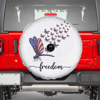Freedom Dragonfly American Flag 4th Of July Spare Tire Cover Patriotic Nature Lover Graphic