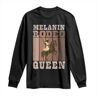 African American Cowgirl Long Sleeve Shirt Melanin Rodeo Queen Western Country - Wonder Print Shop