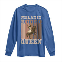 African American Cowgirl Long Sleeve Shirt Melanin Rodeo Queen Western Country - Wonder Print Shop