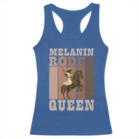 African American Cowgirl Racerback Tank Top Melanin Rodeo Queen Western Country - Wonder Print Shop