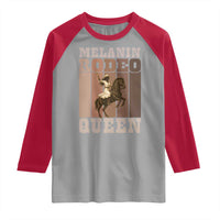 African American Cowgirl Raglan Shirt Melanin Rodeo Queen Western Country - Wonder Print Shop