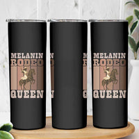 African American Cowgirl Skinny Tumbler Melanin Rodeo Queen Western Country
