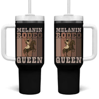 African American Cowgirl Tumbler With Handle Melanin Rodeo Queen Western Country