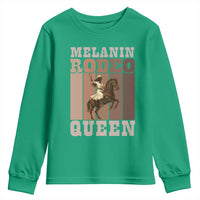 African American Cowgirl Youth Sweatshirt Melanin Rodeo Queen Western Country - Wonder Print Shop