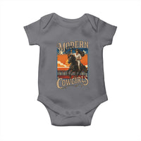 Modern Cowgirls Baby Onesie American Woman Western Rodeo - Wonder Print Shop