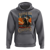 Modern Cowgirls Hoodie American Woman Western Rodeo - Wonder Print Shop