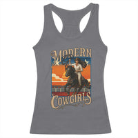 Modern Cowgirls Racerback Tank Top American Woman Western Rodeo - Wonder Print Shop