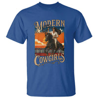 Modern Cowgirls T Shirt American Woman Western Rodeo - Wonder Print Shop