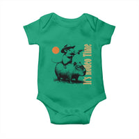 It Is Rodeo Time Baby Onesie Funny Wild West Mouse Riding Capybara - Wonder Print Shop