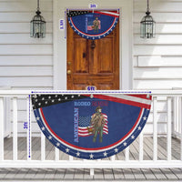 Southern Cowboy Patriotic Fan Flag American Rodeo Daddy USA Rodeo Art