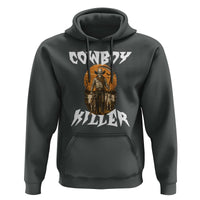 Cowboy Killer Halloween Skeleton Hoodie Gothic Western Art - Wonder Print Shop