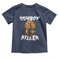 Cowboy Killer Halloween Skeleton Toddler T Shirt Gothic Western Art - Wonder Print Shop