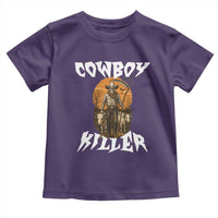 Cowboy Killer Halloween Skeleton Toddler T Shirt Gothic Western Art - Wonder Print Shop