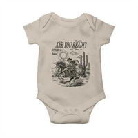Halloween Skeleton Baby Onesie Are You Ready October 31 Rodeo Cowboy - Wonder Print Shop
