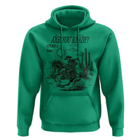 Halloween Skeleton Hoodie Are You Ready October 31 Rodeo Cowboy - Wonder Print Shop