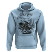 Halloween Skeleton Hoodie Are You Ready October 31 Rodeo Cowboy - Wonder Print Shop