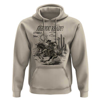Halloween Skeleton Hoodie Are You Ready October 31 Rodeo Cowboy - Wonder Print Shop