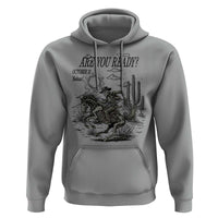 Halloween Skeleton Hoodie Are You Ready October 31 Rodeo Cowboy - Wonder Print Shop