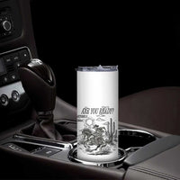 Halloween Skeleton Skinny Tumbler Are You Ready October 31 Rodeo Cowboy