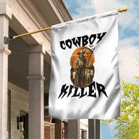 Halloween Skeleton Garden Flag Cowboy Killer Spooky Western Horror Design - Wonder Print Shop