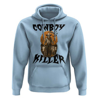 Halloween Skeleton Hoodie Cowboy Killer Spooky Western Horror Design - Wonder Print Shop