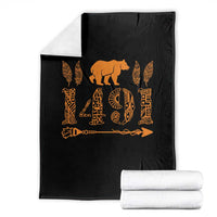 1491 Indigenous Peoples Day Throw Blanket Proud Native American Pride
