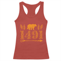 1491 Indigenous Peoples Day Racerback Tank Top Proud Native American Pride
