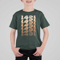 1491 Indigenous Peoples Day T Shirt For Kid Native American Heritage Pride