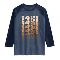 1491 Indigenous Peoples Day Raglan Shirt Native American Heritage Pride